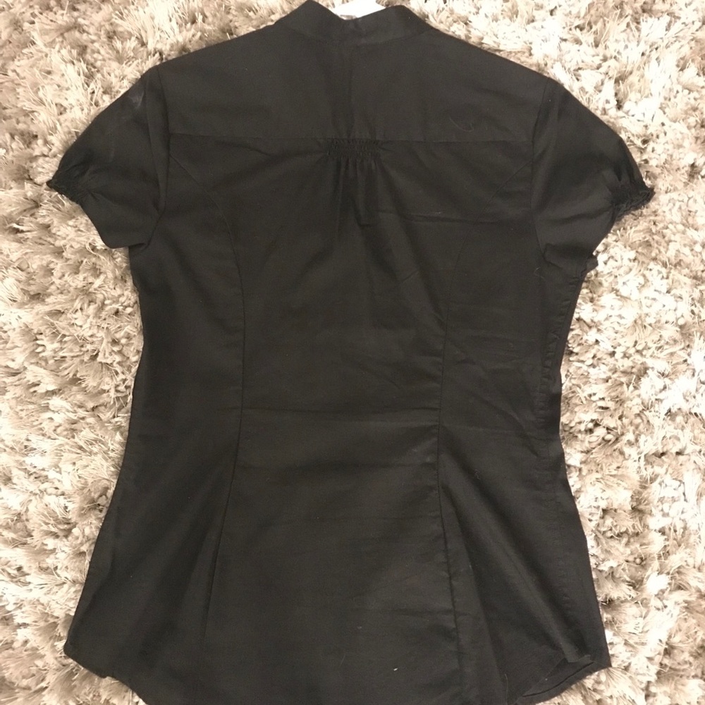 Express ruffle-front button down - Picture 3 of 3